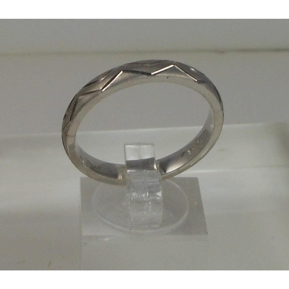 Vintage 925 Sterling Silver‎ Diamond-Cut Ring Thailand Handcrafted Size 12 NOS - Picture 7 of 9